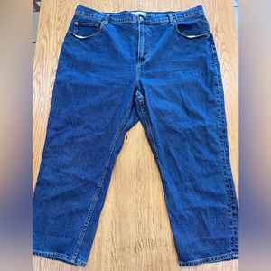 Abercrombie Curve Love Ankle Straight Super High Waisted Jean